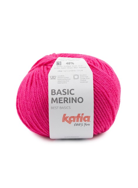 Katia Basic Merino Neon Rose (098)