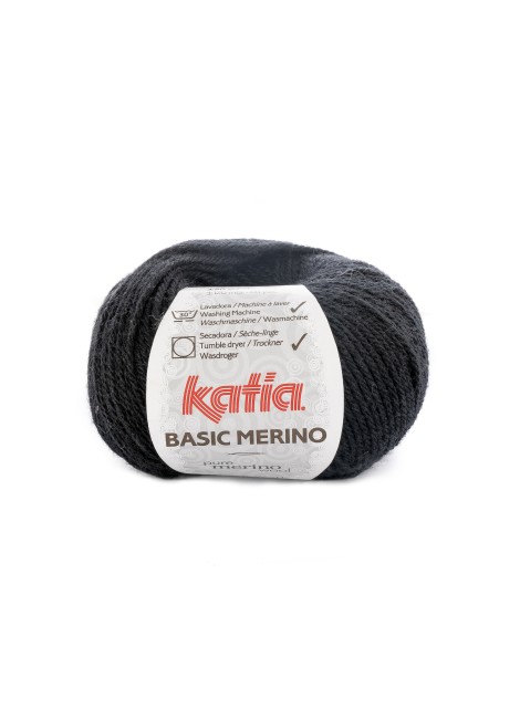 Katia Basic Merino Zwart (002)