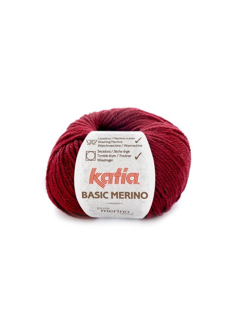 Katia Basic Merino Bordeaux (023)