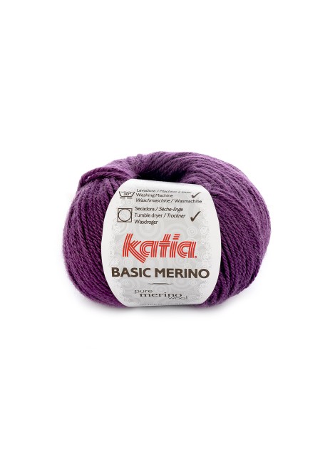 Katia Basic Merino Aubergine (028)