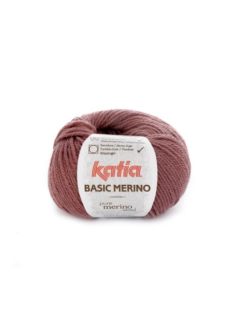 Katia Basic Merino Carnelian Rose (074)