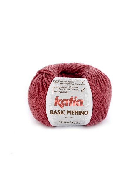 Katia Basic Merino Garden Rose (075)