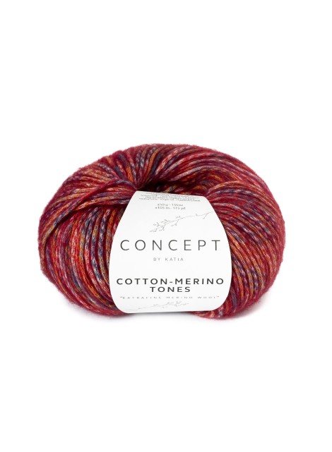 Katia Concept Cotton Merino Tones Bordeaux (303)