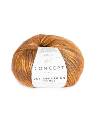 Katia Concept Cotton Merino Tones Tangerine (305)