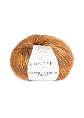 Katia Concept Cotton Merino Tones Tangerine (305)