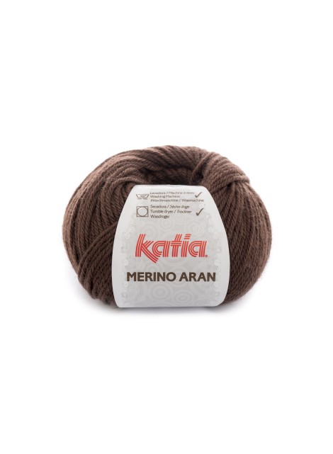 Katia Merino Aran Dark Brown (46)