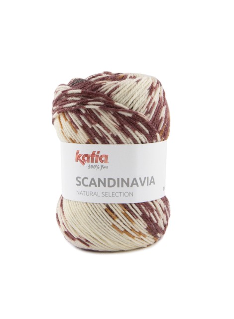 Katia Scandinavia Bordeaux Zwart (354)