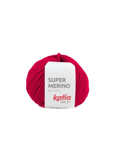 Katia Super Merino Red (004)