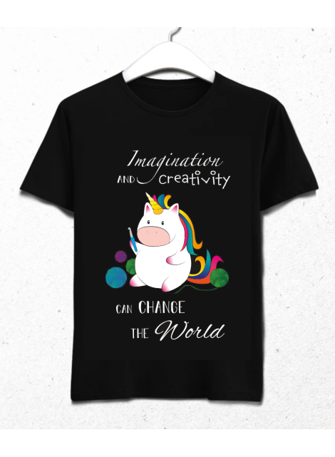 T-shirt Unicorn (Black)  (hidden)