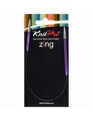 Knitpro Zing Rondbreinaald 25 cm  3.75 mm