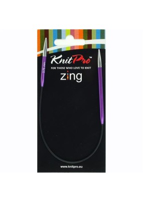 Knitpro Zing Rondbreinaald 25 cm  3.75 mm