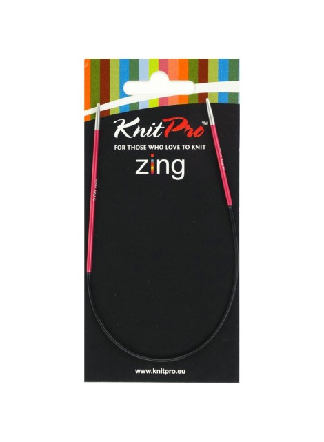 Knitpro Zing Rondbreinaald 25 cm  2 mm