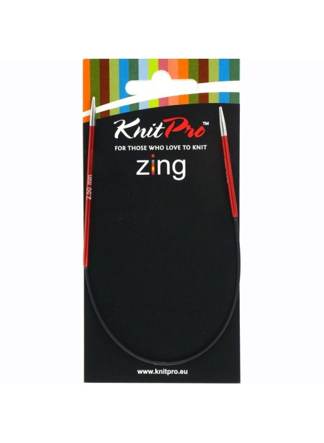 Knitpro Zing Rondbreinaald 25 cm  2.5 mm