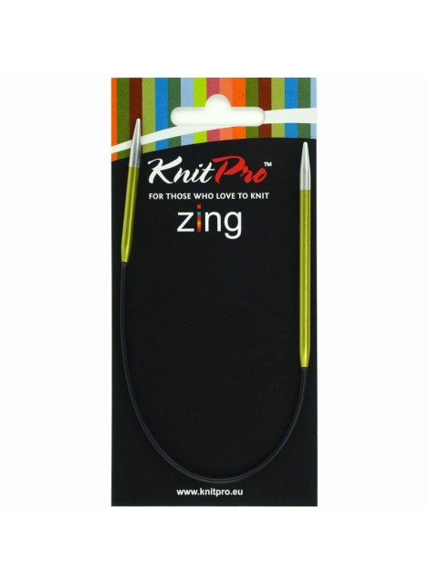 Knitpro Zing Rondbreinaald 25 cm  3.5 mm