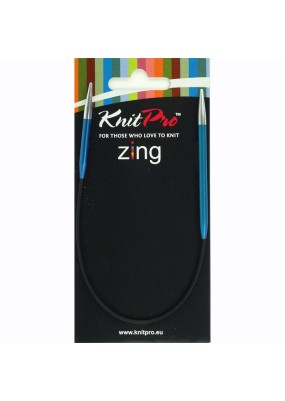 Knitpro Zing Rondbreinaald 25 cm  4 mm