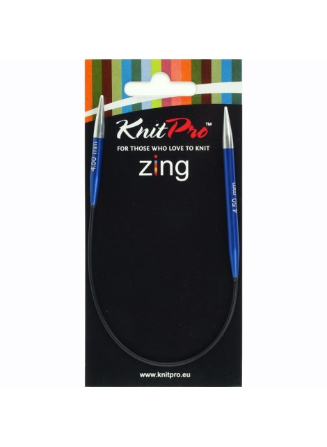 Knitpro Zing Rondbreinaald 25 cm  4.5 mm