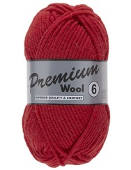 Premium Wool 6 Rood 43 (per pak / 10 bollen) (black friday)