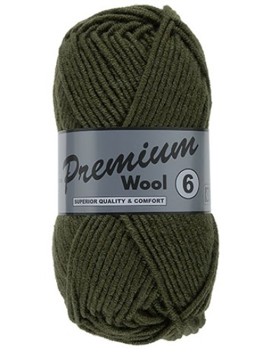 Premium Wool 6 Groen 73 (per pak / 10 bollen) (black friday)