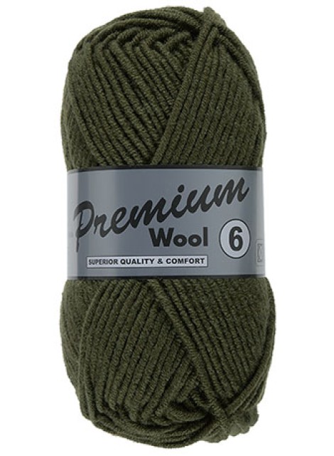 Premium Wool 6 Groen 73 (per pak / 10 bollen) (black friday)