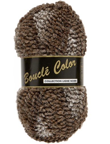 Boucle Colour Bruin 605 (per pak / 10 bollen) (black friday)