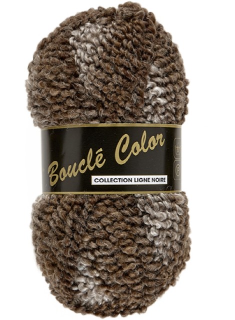 Boucle Colour Bruin 605 (per pak / 10 bollen) (black friday)