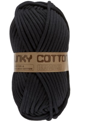 Lammy Yarns Chunky Cotton Black (001)