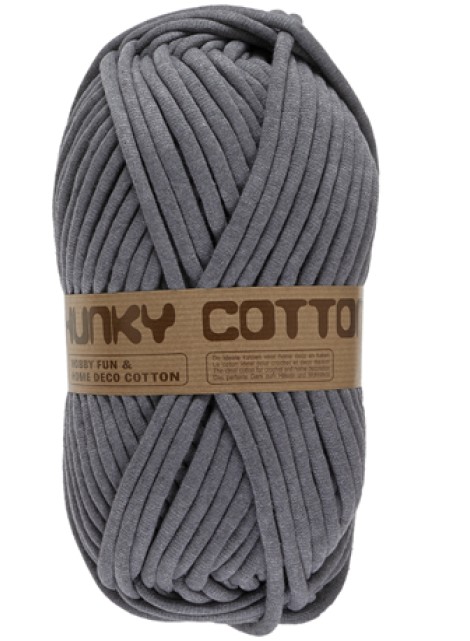 Lammy Yarns Chunky Cotton Grey (002)