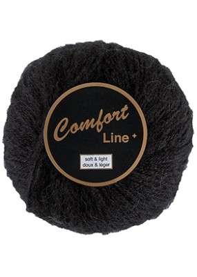 Lammy Yarns Comfort Line Plus Black (001)