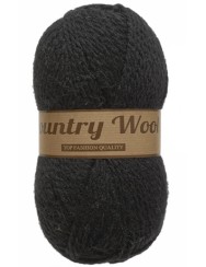 Lammy Yarns Country Wool Black (001)