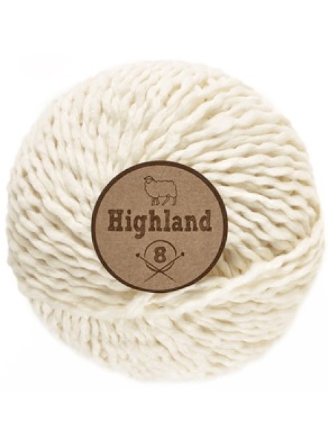 Lammy Yarns Highland 8 Creme