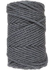 Lammy Yarns Macrame 8 (3mm) Dark Gray (038)