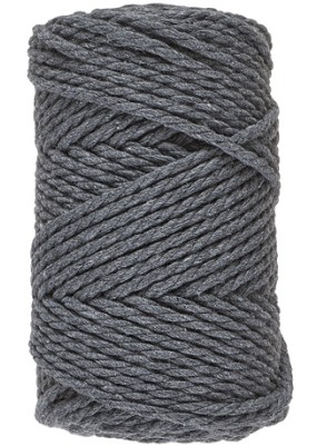 Lammy Yarns Macrame 8 (3mm) Dark Gray (038)