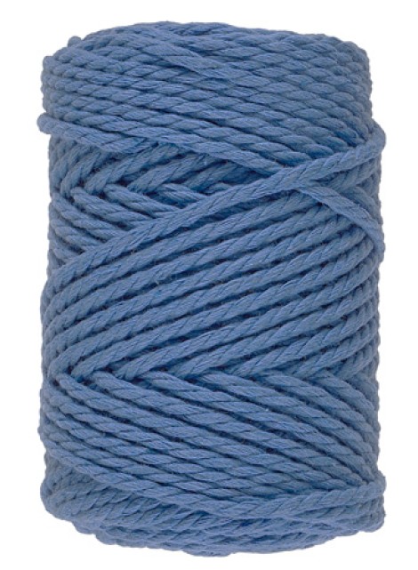 Lammy Yarns Macrame 8 (3mm) Blue (040)