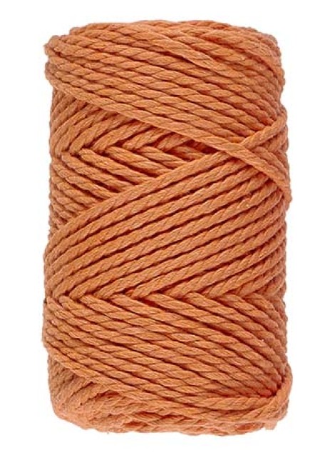 Lammy Yarns Macrame 8 (3mm) Orange Juice (041)