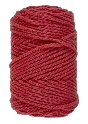 Lammy Yarns Macrame 8 (3mm) Red (043)