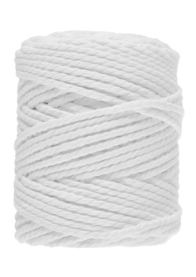 Lammy Yarns Macrame 10 (5mm) White (005)