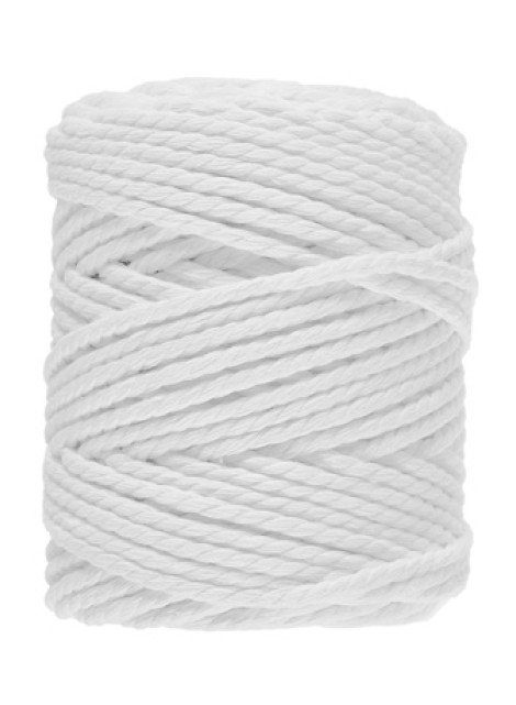 Lammy Yarns Macrame 10 (5mm) White (005)