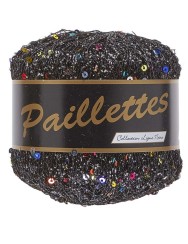 Lammy Yarns Paillettes Black (412)