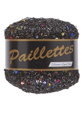 Lammy Yarns Paillettes Black (412)