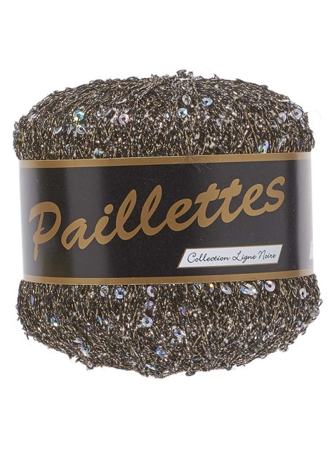 Lammy Yarns Paillettes Brown (414)