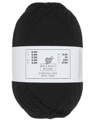 Schnellstrickgarn Zwart 001 (500 gram)