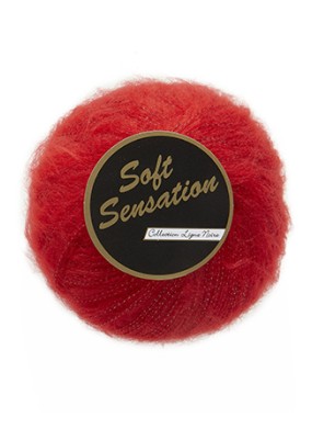 Lammy Yarns Soft Sensation Lurex Red (604)