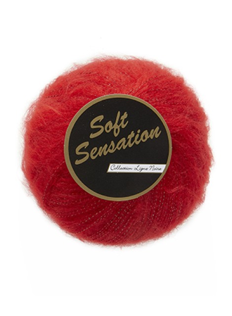 Lammy Yarns Soft Sensation Lurex Red (604)