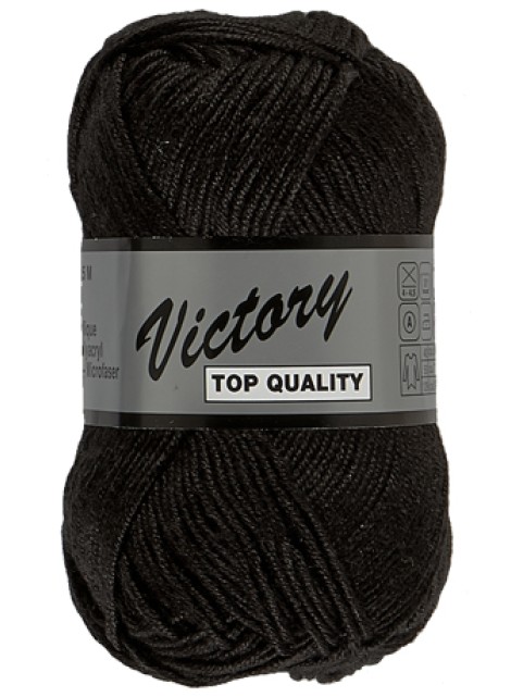 Lammy Yarns Victory Black (001)