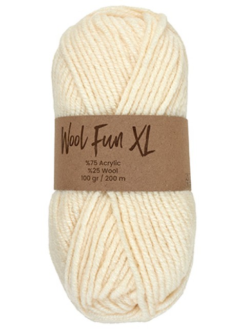 Lammy Yarns Wool Fun XL Nature (002)