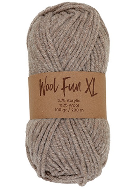 Lammy Yarns Wool Fun XL Taupe (004)