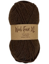 Lammy Yarns Wool Fun XL Dark Choco (007)