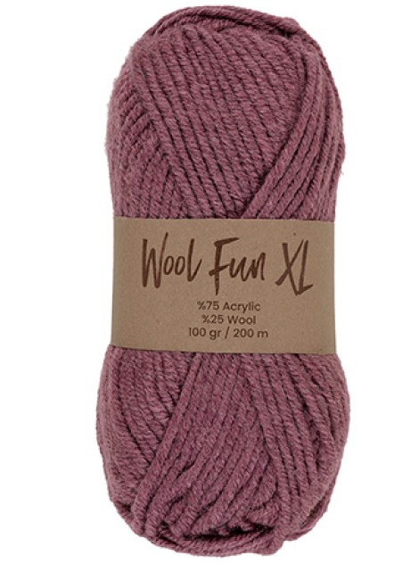 Lammy Yarns Wool Fun XL Purple (015)