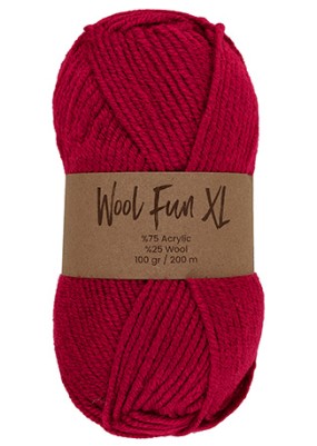 Lammy Yarns Wool Fun XL Red (016)