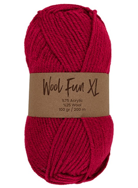 Lammy Yarns Wool Fun XL Red (016)